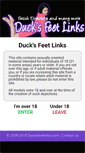 Mobile Screenshot of ducksfeetlinks.com
